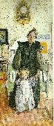 Carl Larsson karin och kersti Spain oil painting artist